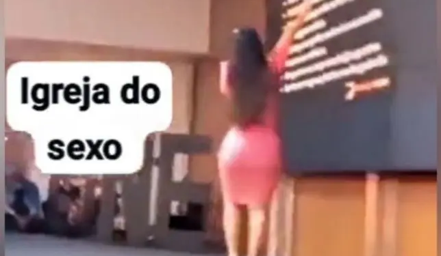Com dica picantes, pastora monta igreja e ensina o que fiéis tem que fazer na hora H