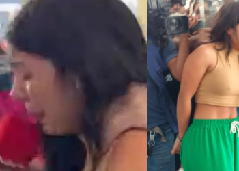 Isabelly Aurora chora na delegacia; ex-companheiro ‘escoava’ grana das rifas e foi preso com pistola 9mm