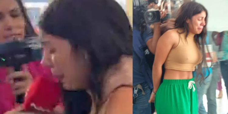 Isabelly Aurora chora na delegacia; ex-companheiro ‘escoava’ grana das rifas e foi preso com pistola 9mm