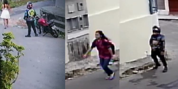 Vídeo: maníaco que persegue mulheres faz segunda vítima em Manaus