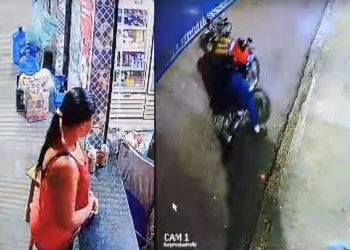 Com arma de grosso calibre, assaltante invade mercadinho no Alvorada; vídeo