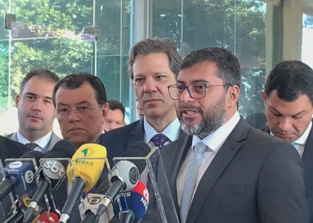 ‘Não abrimos mão desse modelo’, diz Wilson Lima em reunião com Haddad ao defender a Zona Franca