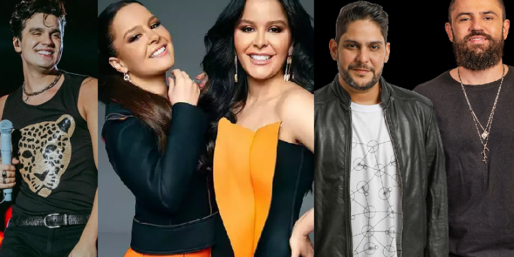 Luan Santana e Maiara e Maraisa se apresentam em turnê de Jorge e Mateus em Manaus