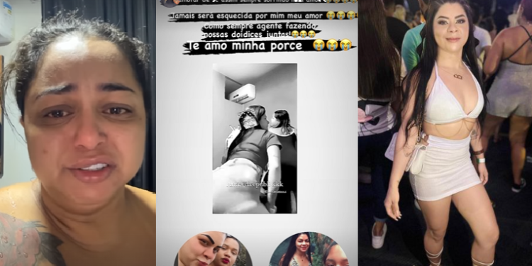 Magrinha Ellen chora morte de ‘Porcelana da Compensa’ e Britney Maravilha presta homenagem; vídeo
