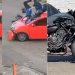 Vídeos: motoqueiro e garupa são arremessados em Manaus após acidente na zona Sul