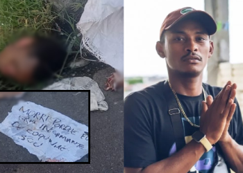 Cabeça sem orelhas e nariz de MC Neguinho da Sul é encontrada no Santa Luzia com bilhete