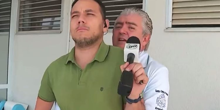 Vídeo: médico arrocha repórter para ensinar manobra de salvamento e complica jornalista