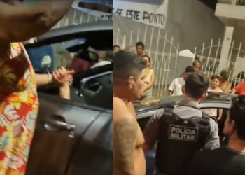 ‘Liberta ele! Somente tu, meu pai’, idosa reza em homem metralhado a tiros em carro em Manaus; vídeo