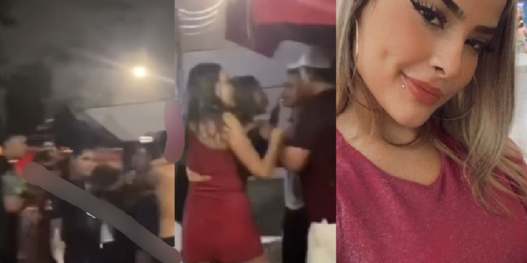 Vídeo: Novinhas se estranham e vão pra porrada na madrugada durante o Baile do Poderoso em Manaus