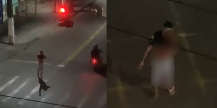 Comerciante é baleado em assalto e corre pelas ruas de Coari pedindo ajuda: ‘Por favor, por favor’; vídeo