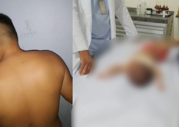 Em Maués, pai é preso em flagrante após dar soco nas costas do próprio filho de 3 meses