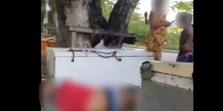 Vídeo: Suposto assaltante é agredido e leva facada na barriga após cometer arrastão no Tarumã