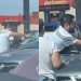 Vídeo: Bebê fica preso dentro de carro com sol de 40ºC e pai quebra os vidros