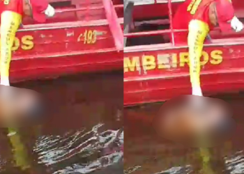 Vídeo: Suposto mecânico é encontrado morto boiando em igarapé no Educandos