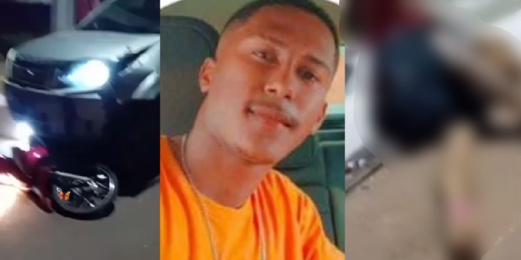 Homem morre com o corpo partido ao meio após colisão com poste; cenas fortes
