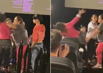 Vídeo: jovem leva safanão após tretar com avó no filme da Barbie: ‘não almoçou?’