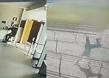 Vídeo: Homem sai do fórum dando piruetas de felicidade após conseguir assinar o divórcio