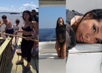 Cantora Pocah passeia por Manaus e aprende até a pescar Pirarucu; veja fotos