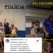 Na frente do 18º DIP, influenciadores anunciam rifa para ajudar Lucas Picolé e delegado se manifesta