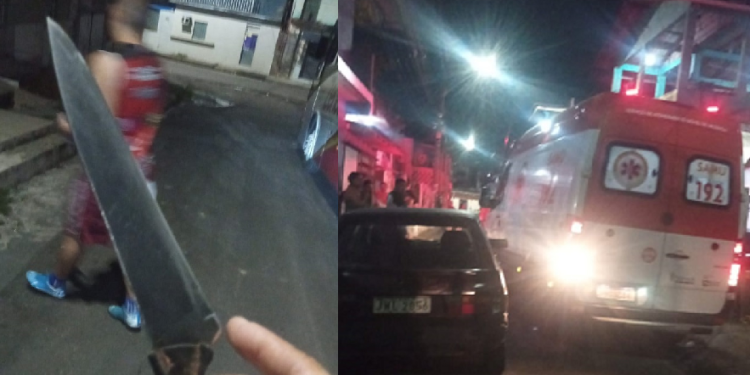 Com peixeiras, dupla assalta ônibus 650 no Japiim e se dá mal ao ser baleada por justiceiro durante fuga