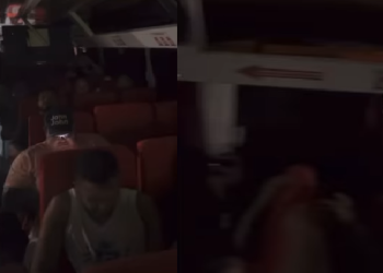 ‘Tão falando que vai pro fundo’, denuncia homem dentro de lancha tentando voltar de Parintins