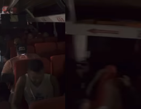 ‘Tão falando que vai pro fundo’, denuncia homem dentro de lancha tentando voltar de Parintins