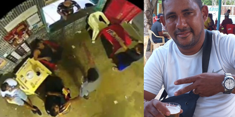 Vídeo: Tomando uma em bar no Tarumã, cliente reage a assalto e morre a tiros; esposa e dono se feriram