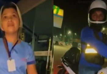 Veja vídeo onde motociclista tem perna dilacerada em acidente em Manaus