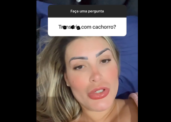 Andressa Urach revolta ao admitir que já se relacionou com cachorro: ‘Aconteceu’; vídeo