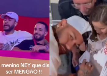 Vídeos: Neymar bate no peito e se declara ao Fla: ‘eu sou Mengão’