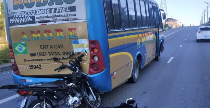 Acidente na Avenida das Flores mata mais um motociclista em Manaus