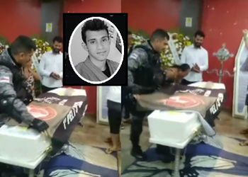 Rocam presta homenagem a jovem morto em assalto de ônibus em Manaus e que sonhava ser PM; veja