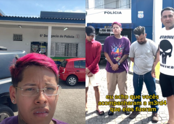 Com medo, influenciador vai até o 6º DIP e pede desculpas da PM e PC: ‘Fizemos um vídeo desrespeitoso’; veja