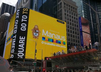#SouManaus Passo a Paço 2023 é lançado na Times Square, em Nova York
