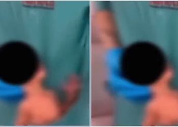 Fisioterapeuta causa revolta ao fazer dancinha com recém-nascido no bolso de jaleco