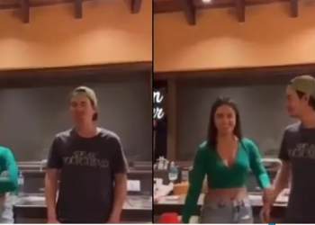 Jovem reúne família para expor chifres do namorado