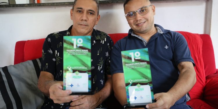 ‘Agora somos pai e filho biológicos’, diz primeiro transplantado renal do Amazonas, com rim do pai adotivo