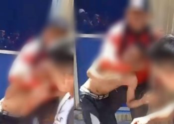 Vídeo: suspeito de assalto leva peia no Centro de Manaus após derrubar mãe com bebê de colo