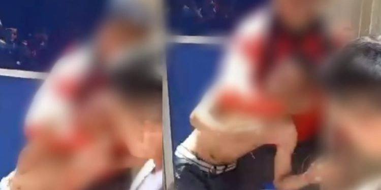 Vídeo: suspeito de assalto leva peia no Centro de Manaus após derrubar mãe com bebê de colo