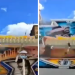 Vídeo: Brinquedo de parque de diversão falha e joga pessoas no chão