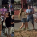 Vídeo: Durante acidente de trânsito no Eldorado, mulher mete o tapão na cara de homem