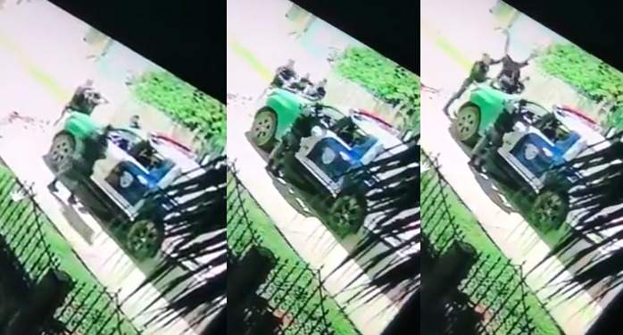 Vídeo: No interior do AM, homem leva vários tapas e PMs o puxam pelas pernas