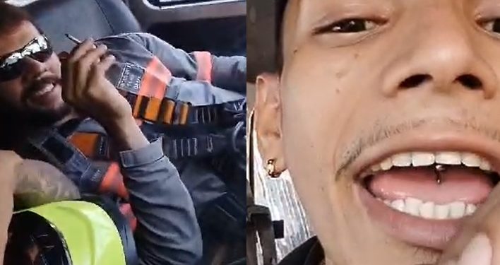 Vídeo: fumando cigarro suspeito, homens debocham da AM Energia e dizem: ‘botar o miau’