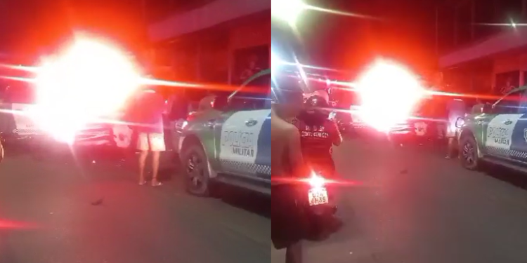 Vídeo: Assaltantes vão presos após arrastão e troca de tiros com a PM em Manaus