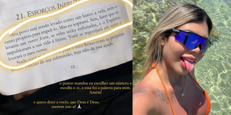 Depois de ser indiciada por 11 crimes, blogueira Aynara Ramilly posta texto religioso e dá indireta: ‘Torcem contra’