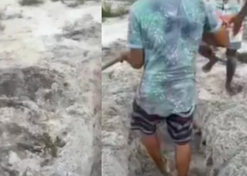 Vídeo mostra jovem correndo e levando tiros de criminosos; ele foi morto e enterrado em cova rasa