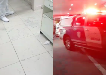 Vídeos: PM é acionada no SPA da Cidade Nova após blindada ‘quebrar tudo’ ao reclamar de atendimento