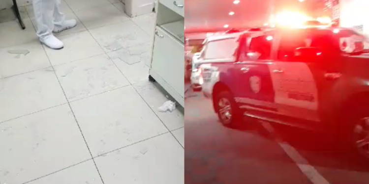 Vídeos: PM é acionada no SPA da Cidade Nova após blindada ‘quebrar tudo’ ao reclamar de atendimento