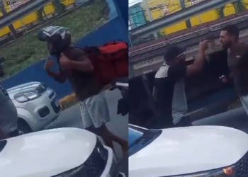 Briga de trânsito inusitada termina com desfecho surpreendente: ‘Tu quer problema, é?’; veja