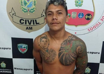 Chefe de quadrilha ‘Bruninho’ resiste à prisão e morre em confronto com a polícia em Manacapuru; cena forte